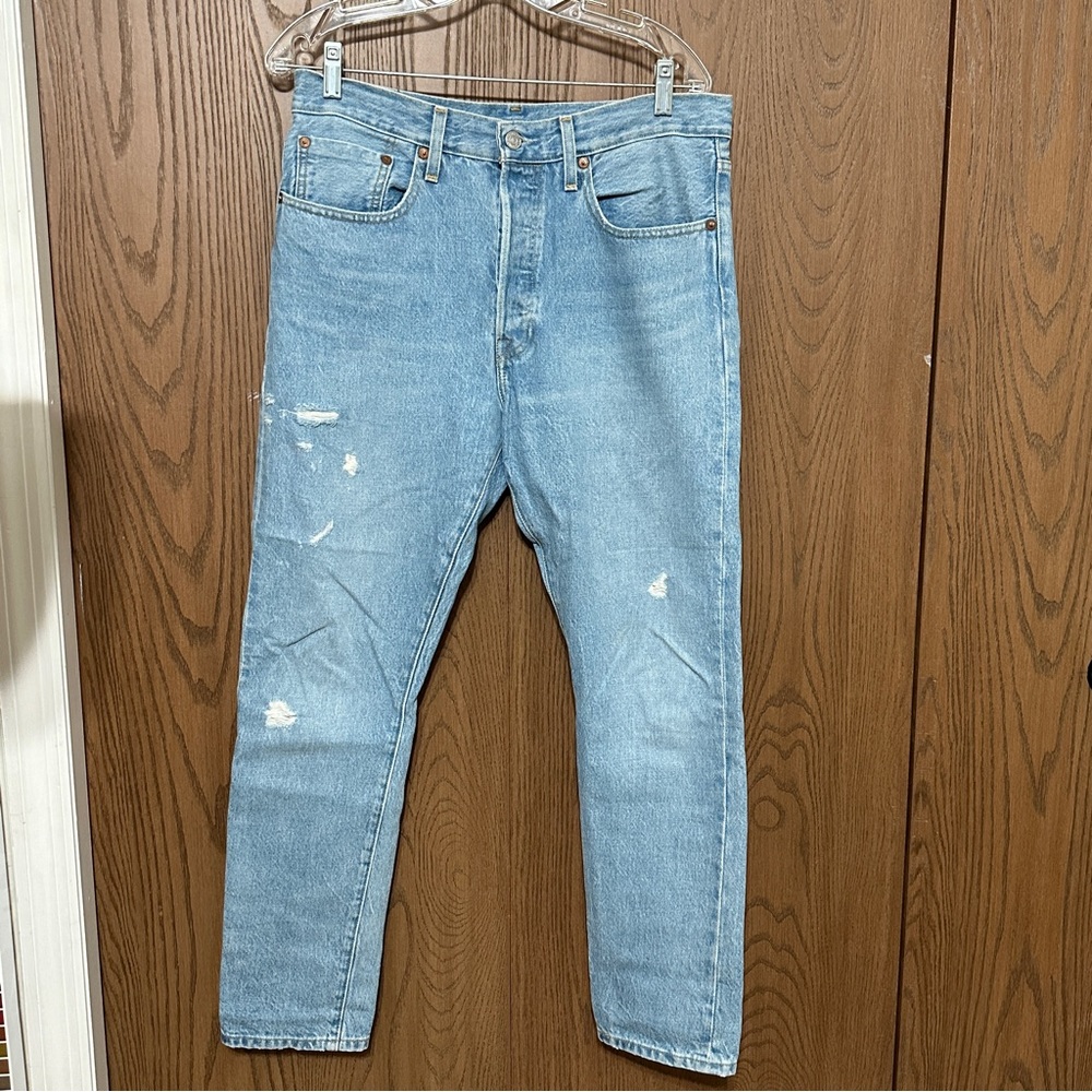 Levi’s Selvage Cone Denim 501 High Rise Skinny 30